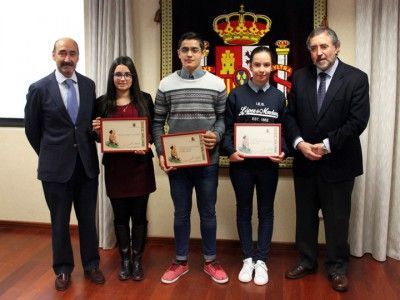 Verónica Gadea, Abel Baranda y Ana Ramos han sido los premiados. JAQ